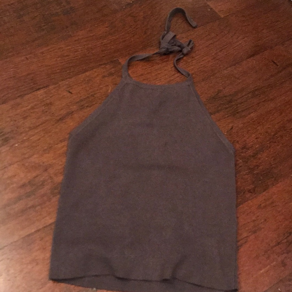 Brandy crop olive green crop
